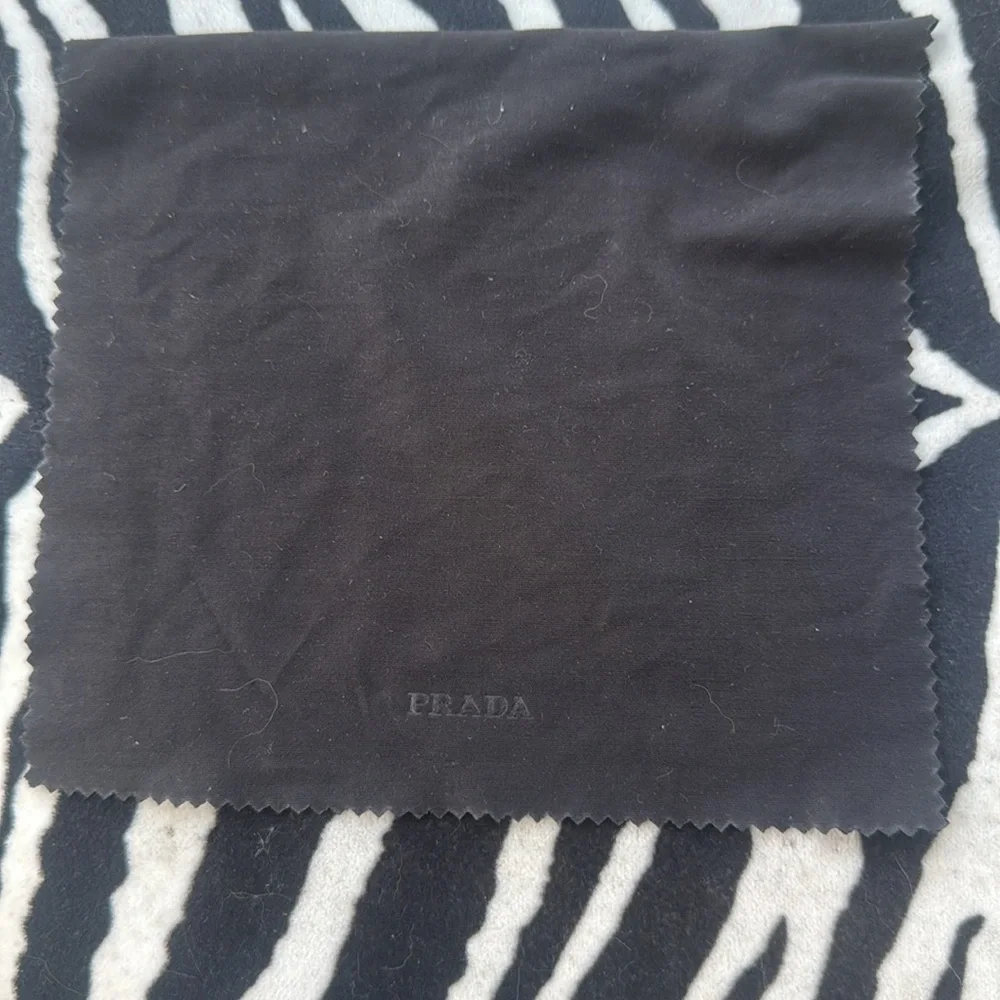 Prada Magnetic Closure Eyeglass Case Black